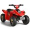 Costway 6V Kids Electric Quad ATV 4 Wheels Ride on Toy Toddlers Forward & Reverse White/Black/Blue/Red